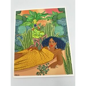Stephanie Vidal "la Jardinera"  And "Self Care"Print On Paper